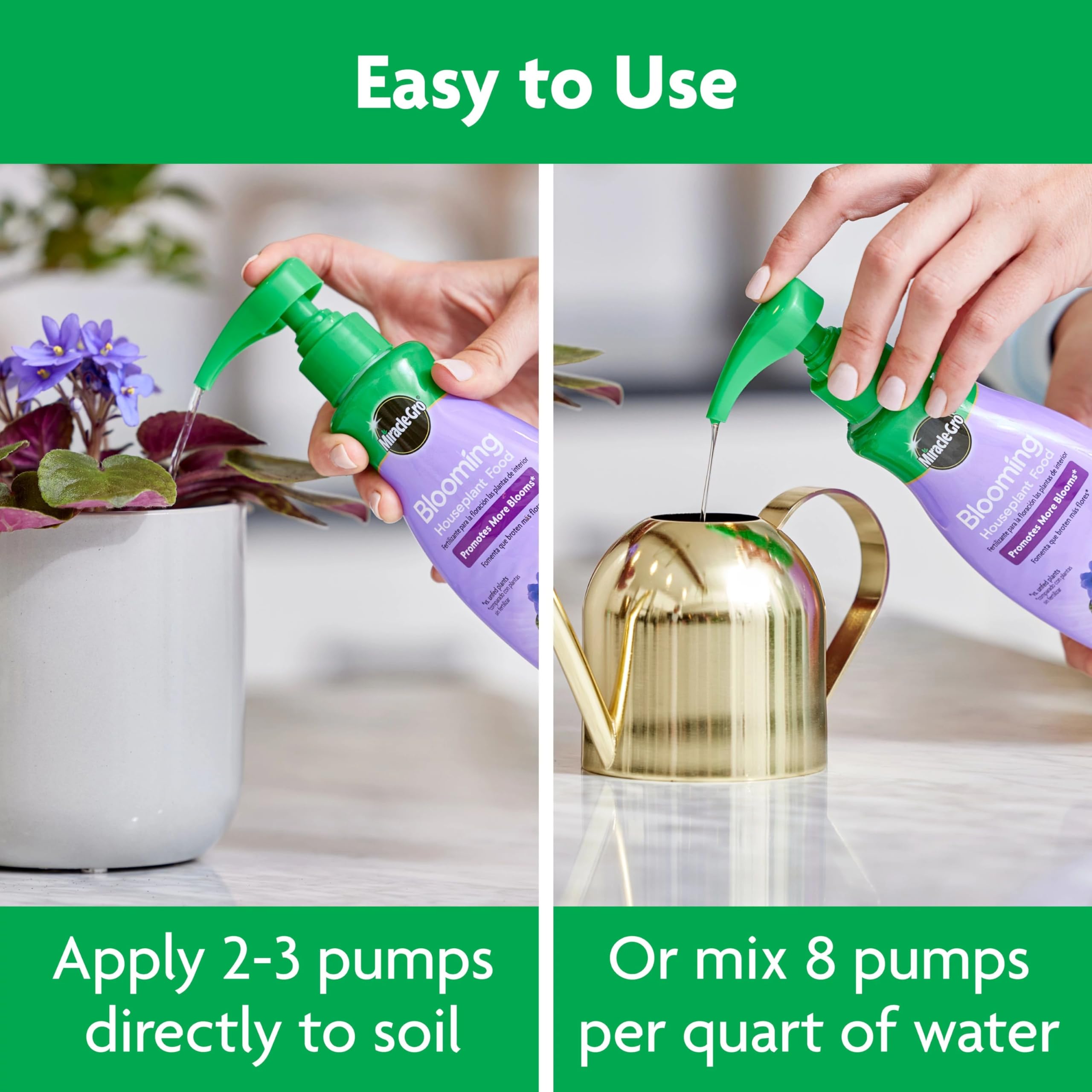 Miracle-Gro Blooming Houseplant Food all-plants-blooming supports vibrant indoor blossoms.