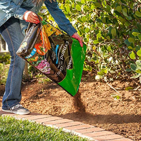 Miracle-Gro Expand 'n Gro ready-to-use bag used for container gardens.