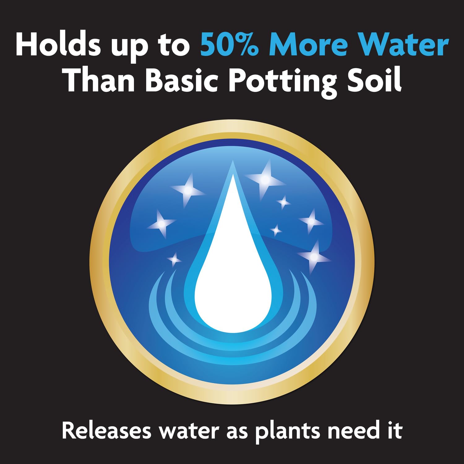 Miracle-Gro Expand 'n Gro includes built-in fertilizer for steady feeding