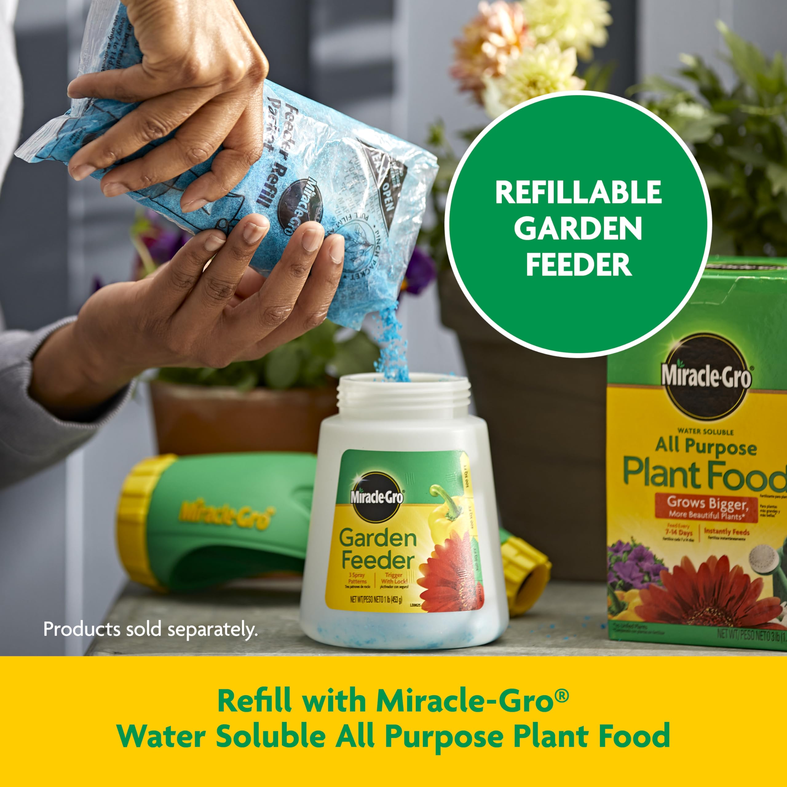 Miracle-Gro flowering-bed visuals show rich blooms