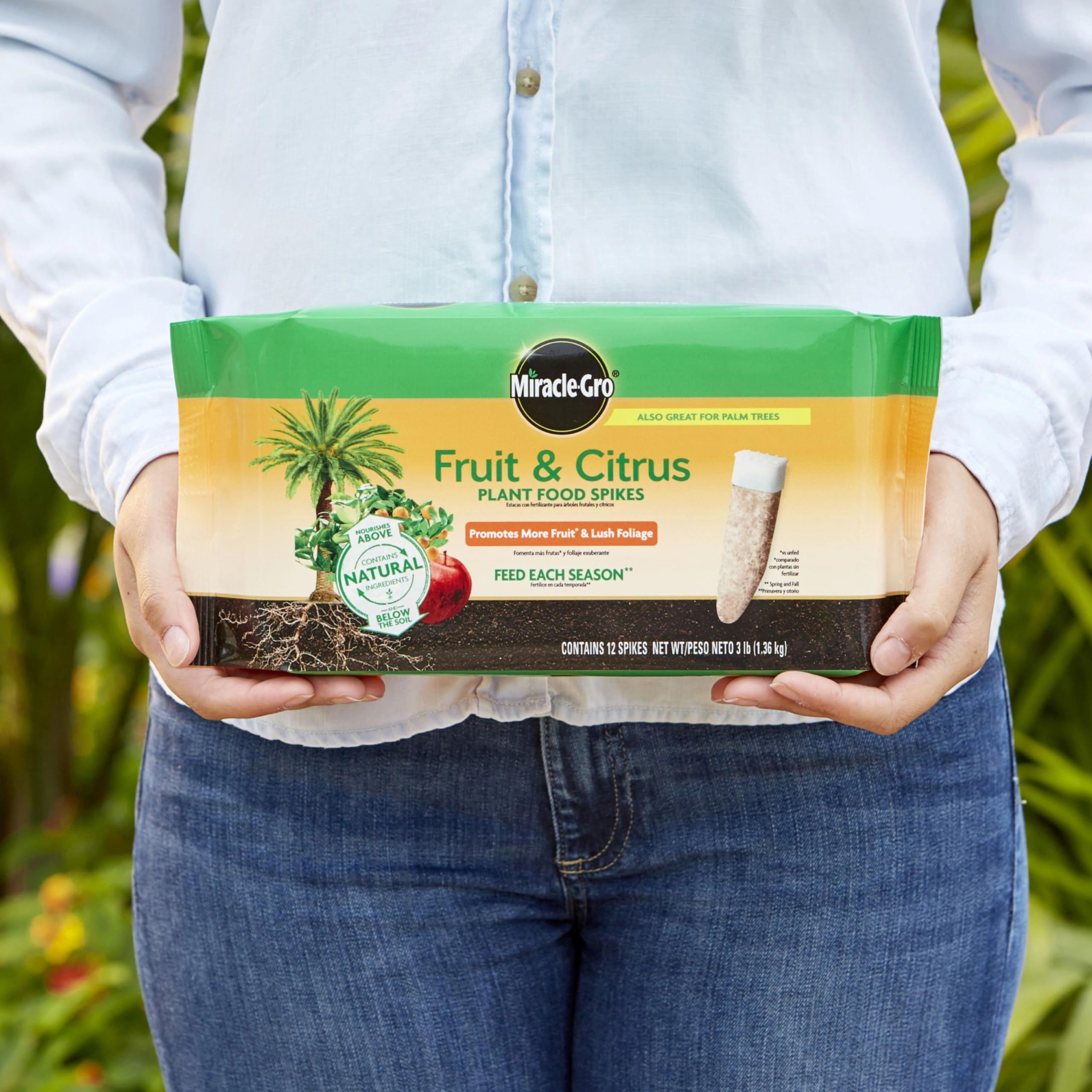 Mid-fall feeding provides ongoing nourishment for fruit trees.
