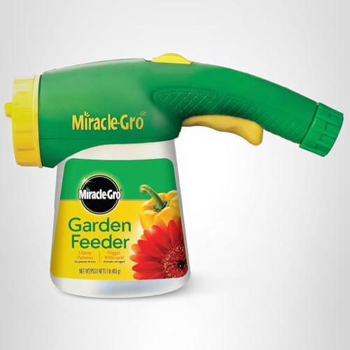 Miracle-Gro Garden Feeder hose-end connection close-up.