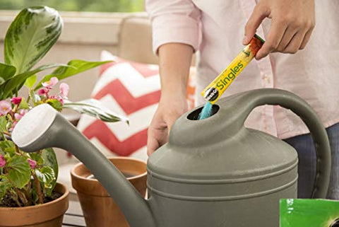 Miracle-Gro Watering Can Singles helps plants access nutrients during watering