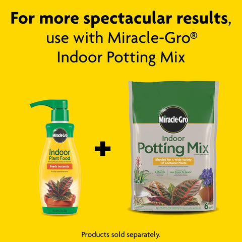 Miracle-Gro home use with indoor edibles and ornamental plants.