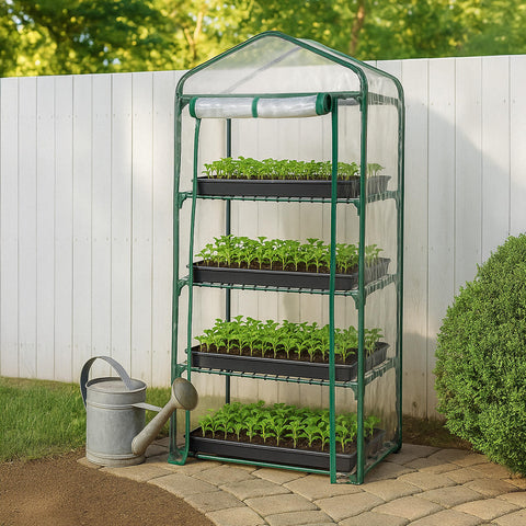 Miracle-Gro indoor/outdoor use demonstrates versatile placement for any season.