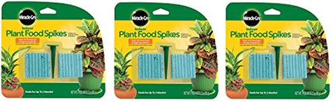 Miracle-Gro Indoor Plant Food spikes pack for convenient feeding of houseplants.