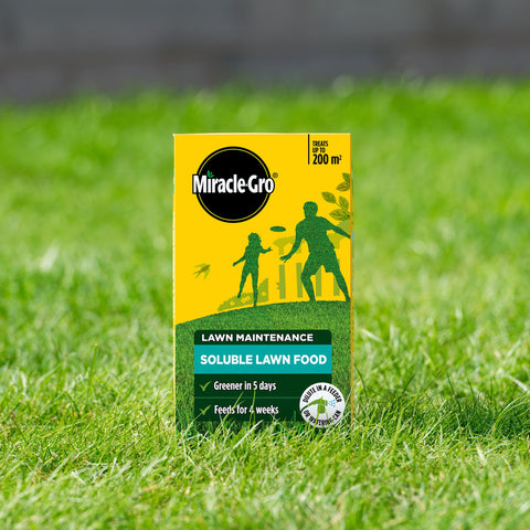 Miracle-Gro lawn product creates a vibrant, greener lawn