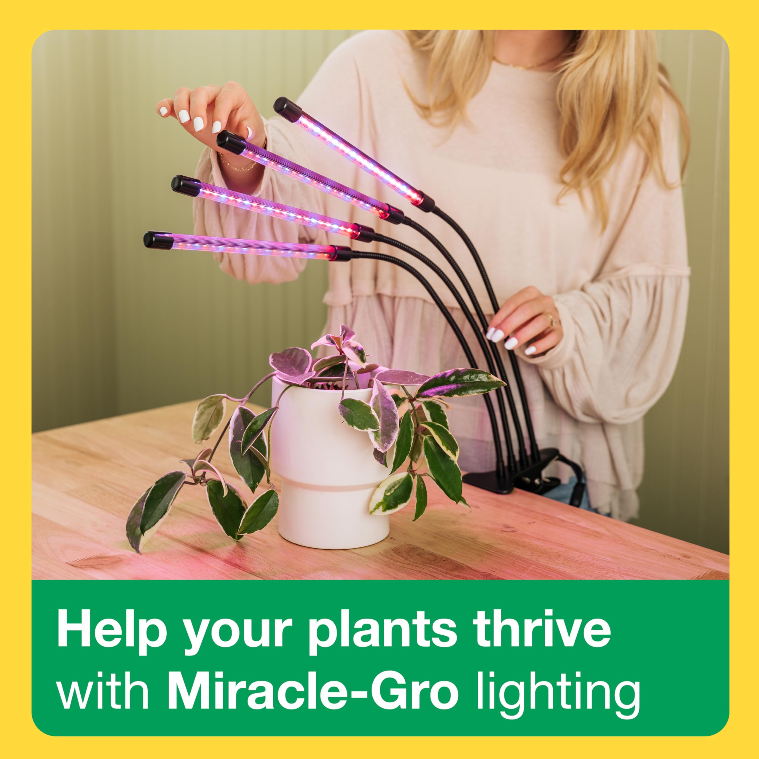 Miracle-Gro clip fits desks up to 2.5 inches thick.