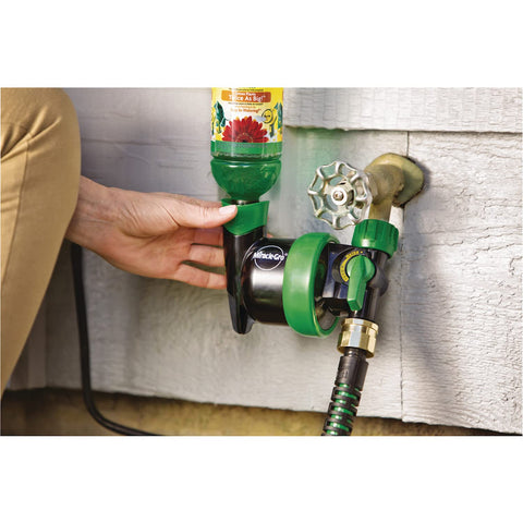 Healthy growth potential for flowers, vegetables, and shrubs with LiquaFeed system.