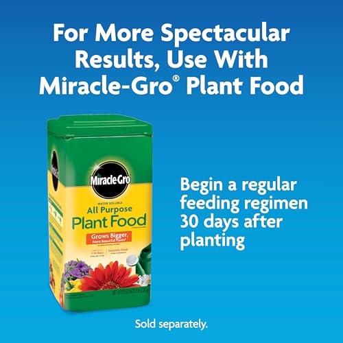 Miracle-Gro Moisture Control ideal for outdoor container plants like flowers.