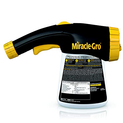 Easy hose connection with quick setup for garden feeding.