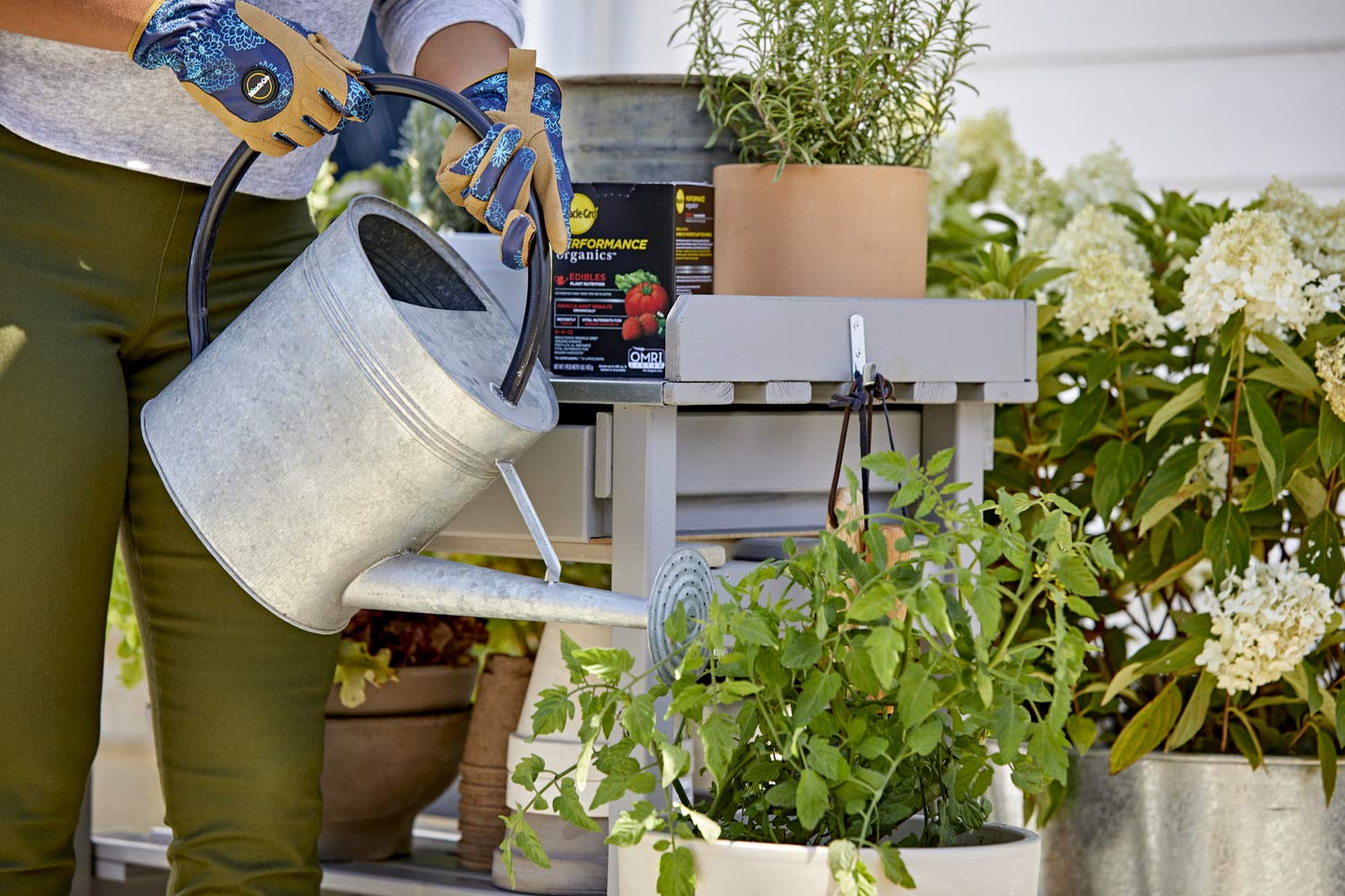 Miracle-Gro Performance Organics Edibles is OMRI-listed for organic gardening.