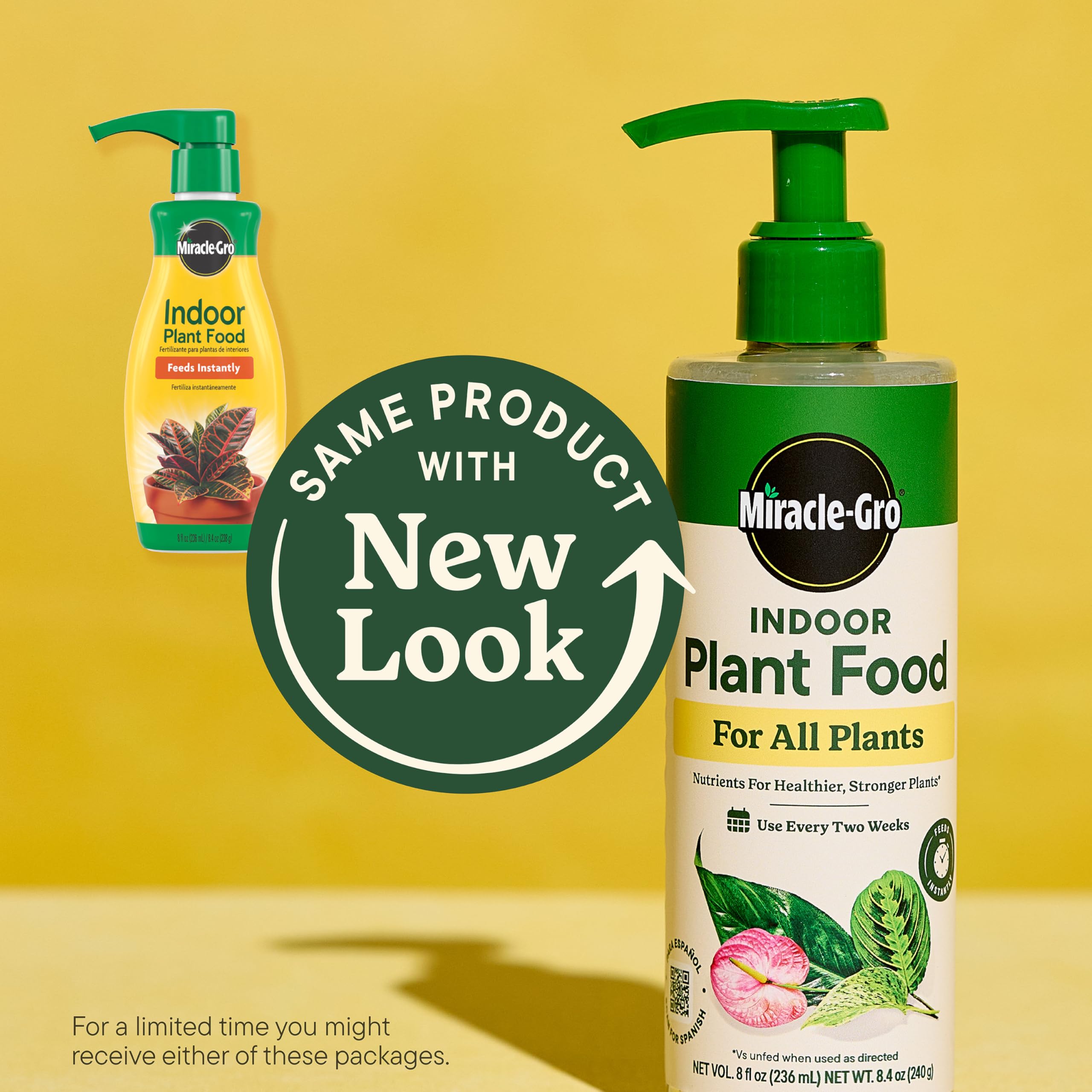 Miracle-Gro Plant Care Leaf Protect & Shine spray protects leaves and brightens