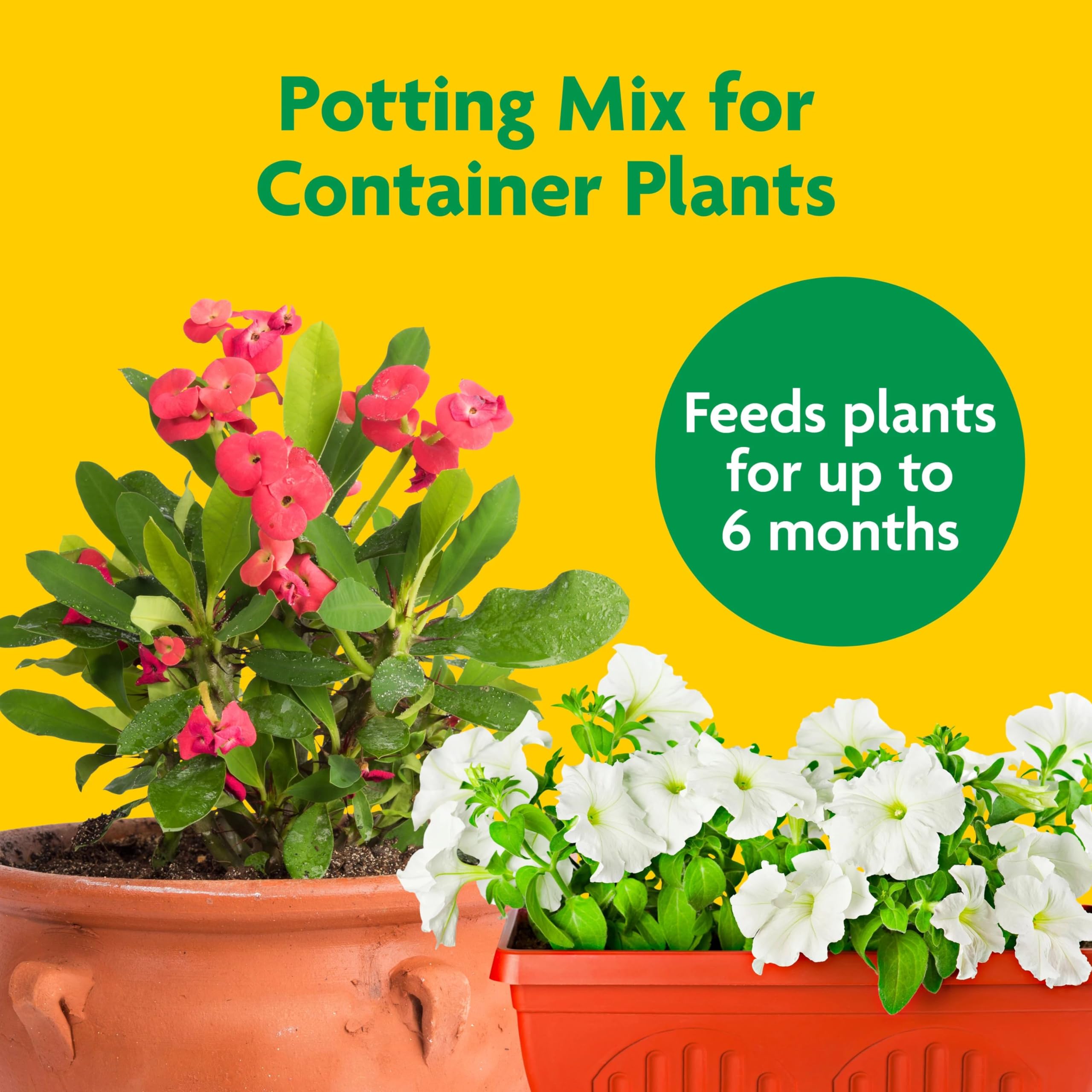 Miracle-Gro Potting Mix being added to a planter for vegetables