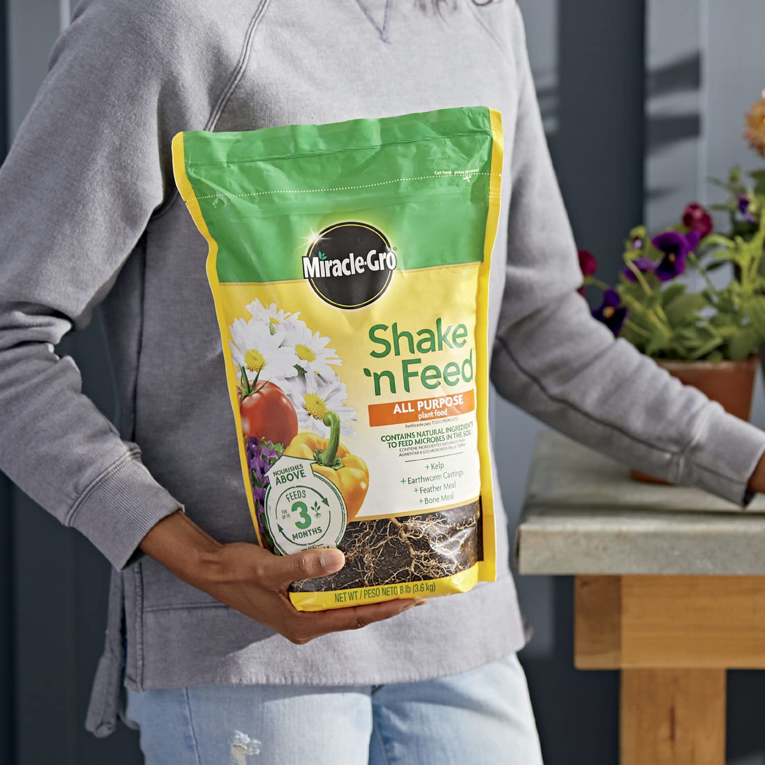 In-ground soil spread demonstrates support for three months of feeding.