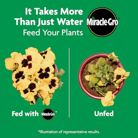 Miracle-Gro Shake 'n Feed contains kelp, feather, bone meal, earthworm castings.