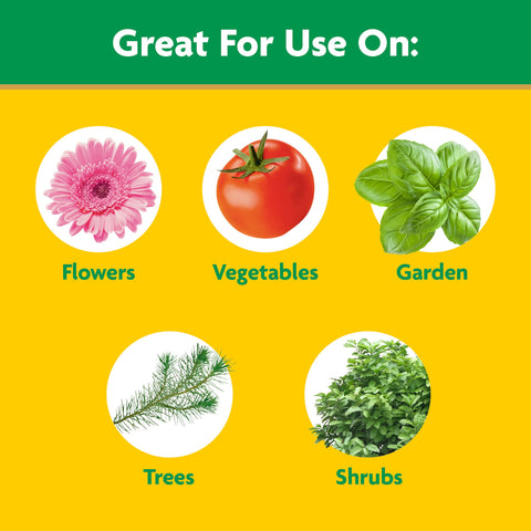 Miracle-Gro sprayer flat pattern covers wider garden areas