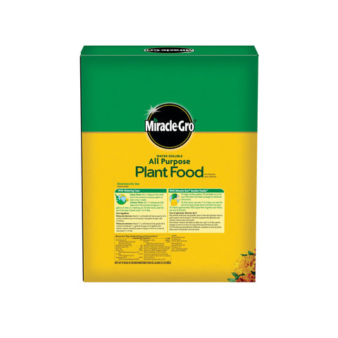 Miracle-Gro plant food measuring scoop enables precise indoor dosing.