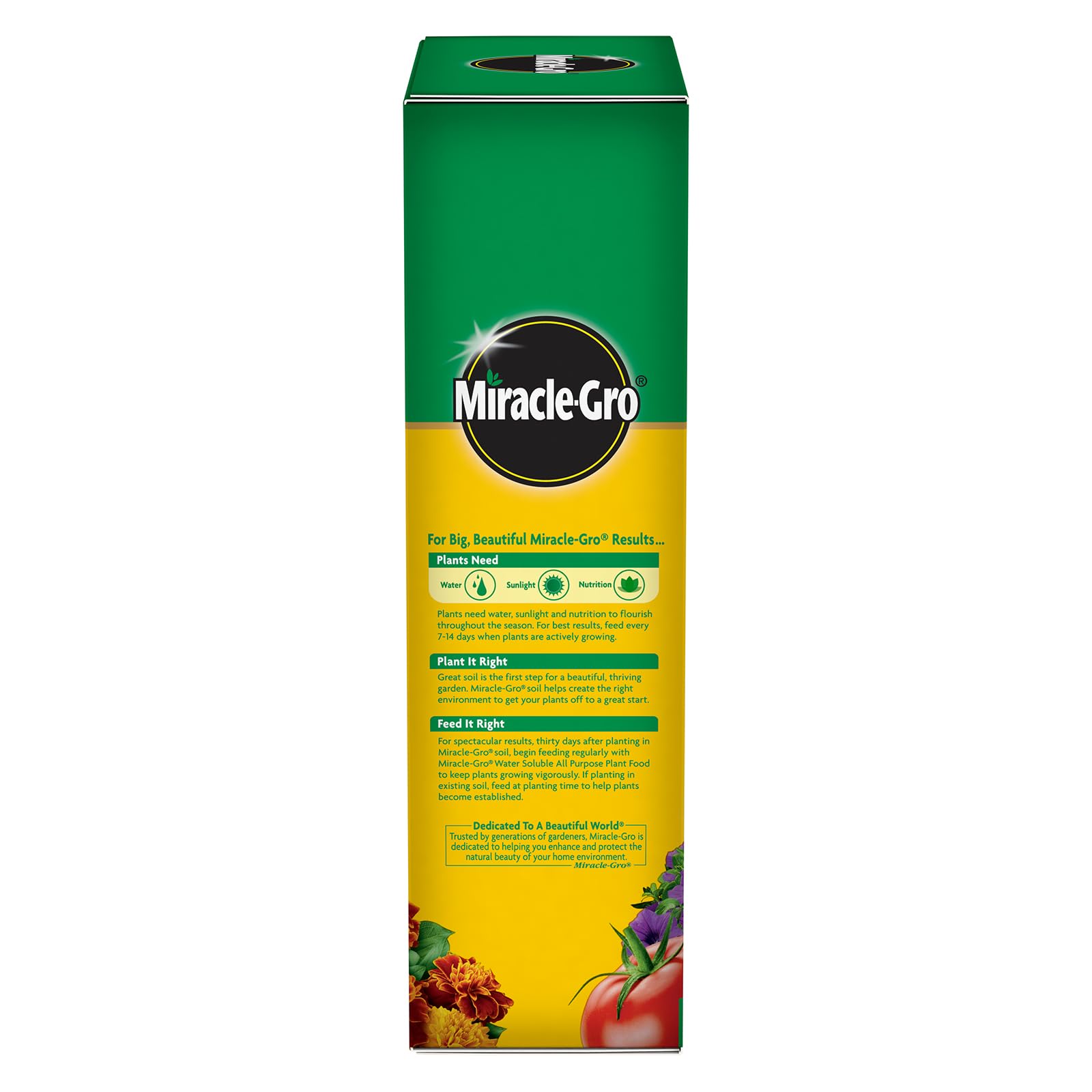 Miracle-Gro outdoor feeding setup for in-ground and landscape plants