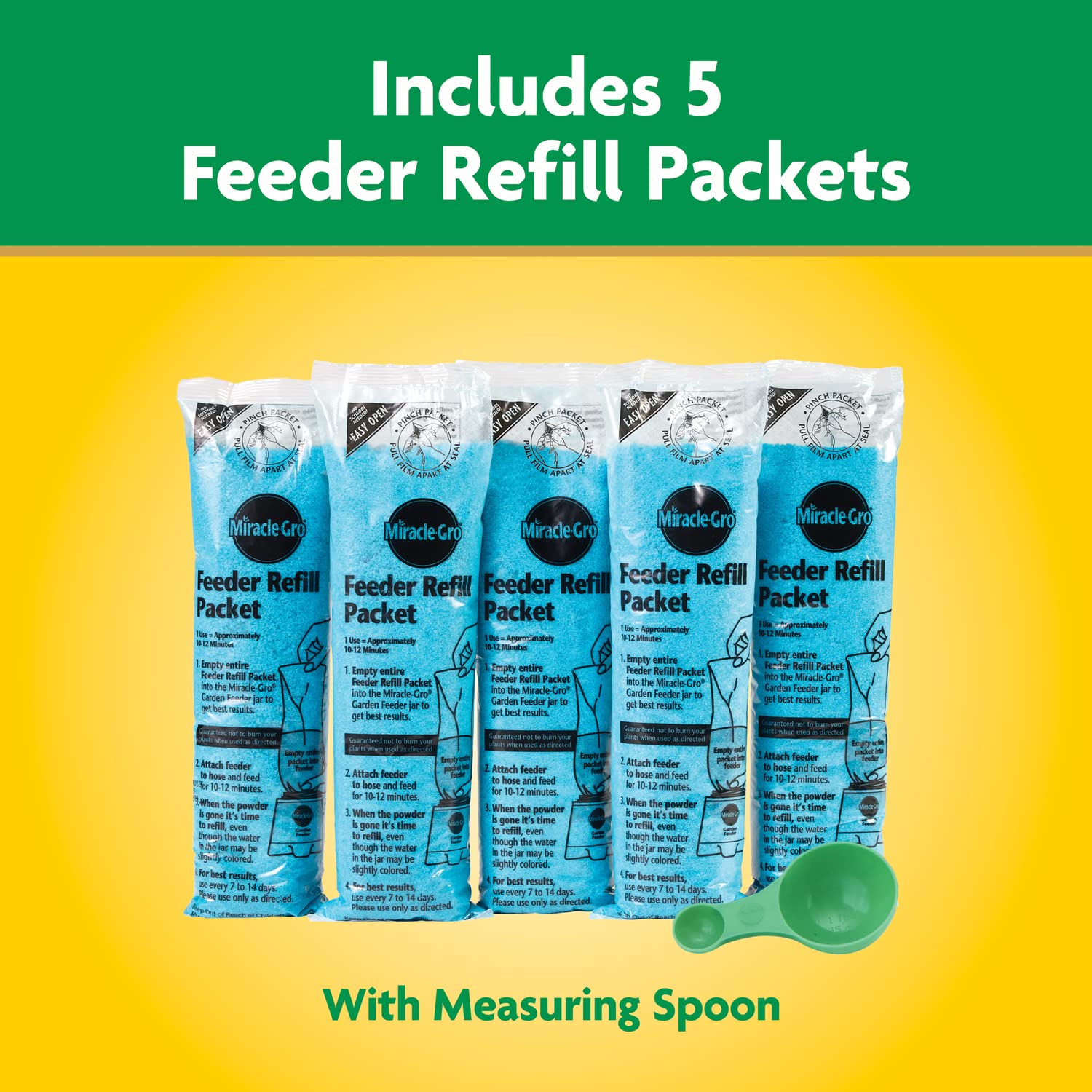 Miracle-Gro Water Soluble All Purpose Plant Food for rose bushes promotes vibrant blooms.