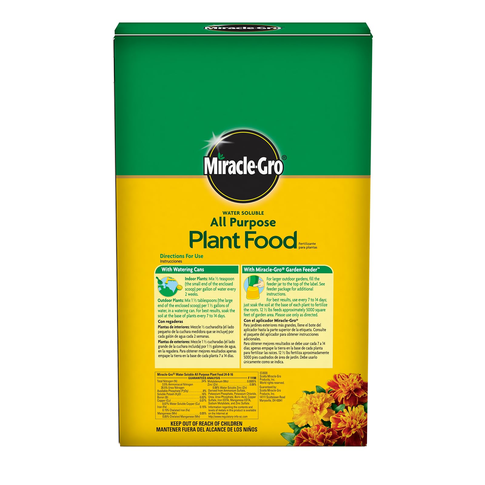 Miracle-Gro vegetable garden feeding promotes healthy harvests
