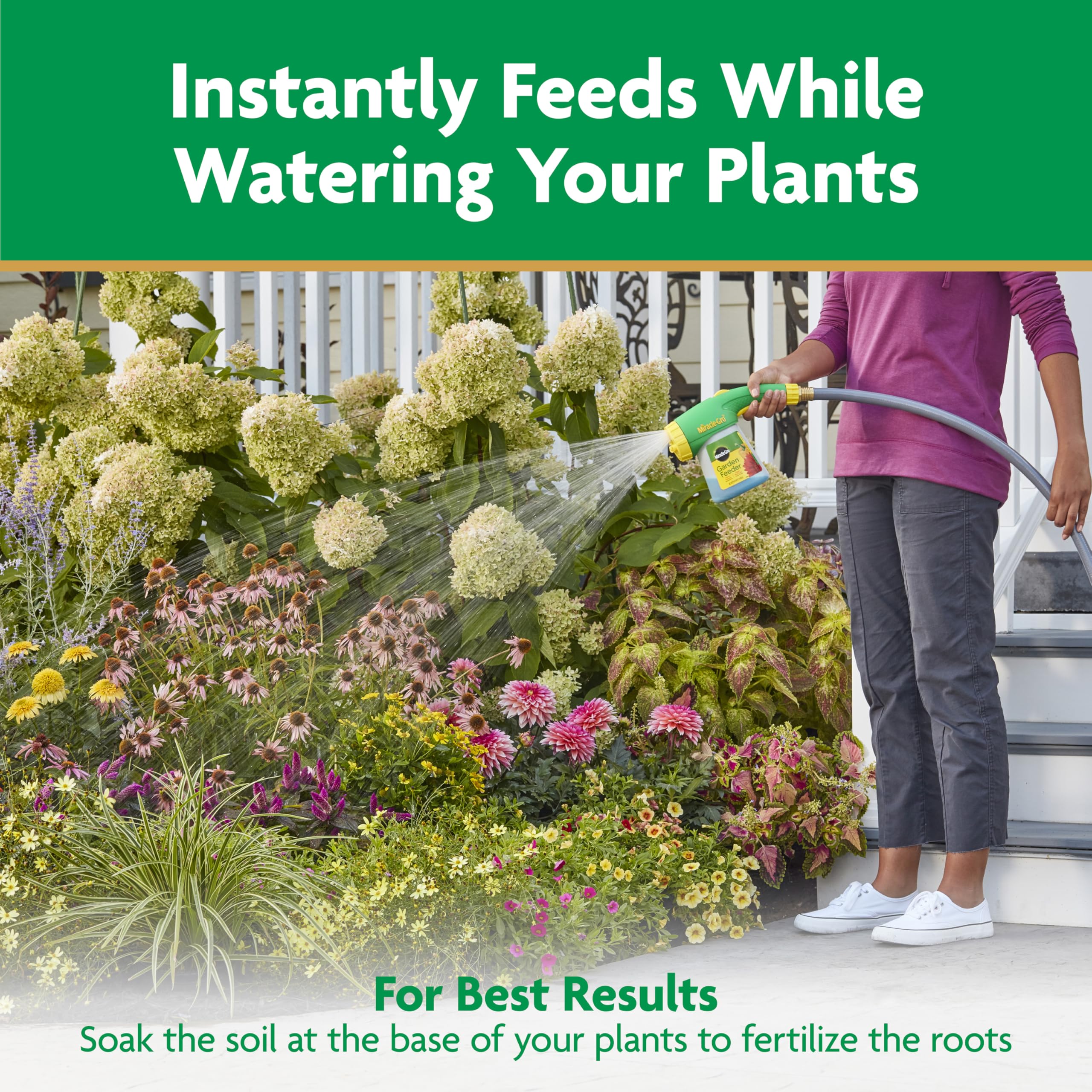 Miracle-Gro water soluble feeds orchids and gardenias with vigor