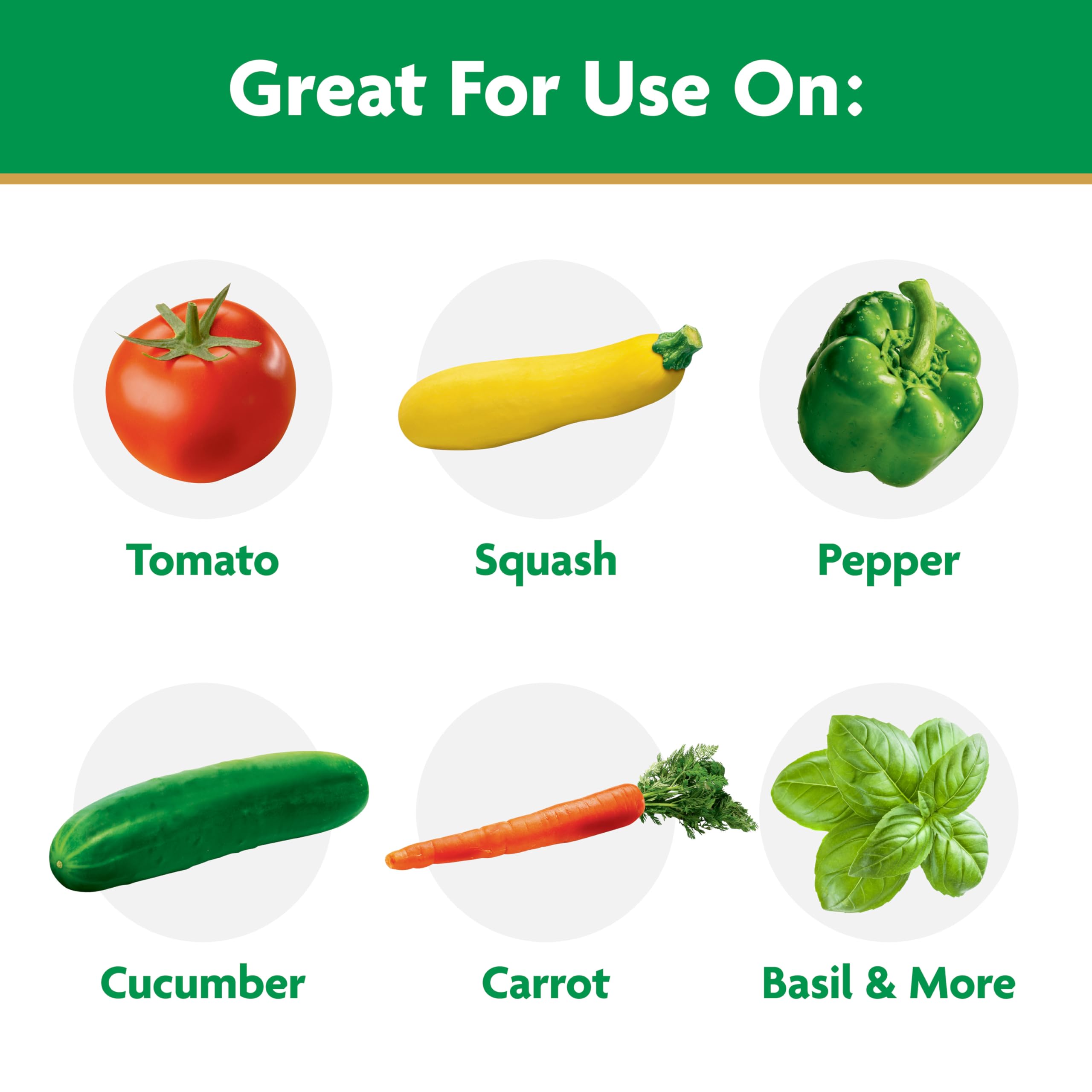 Miracle-Gro Water Soluble Plant Food for cucumbers, fosters healthy vines