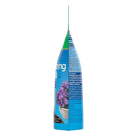 Miracle-Gro Water Storing Crystals with soil mix for potted and ground plants
