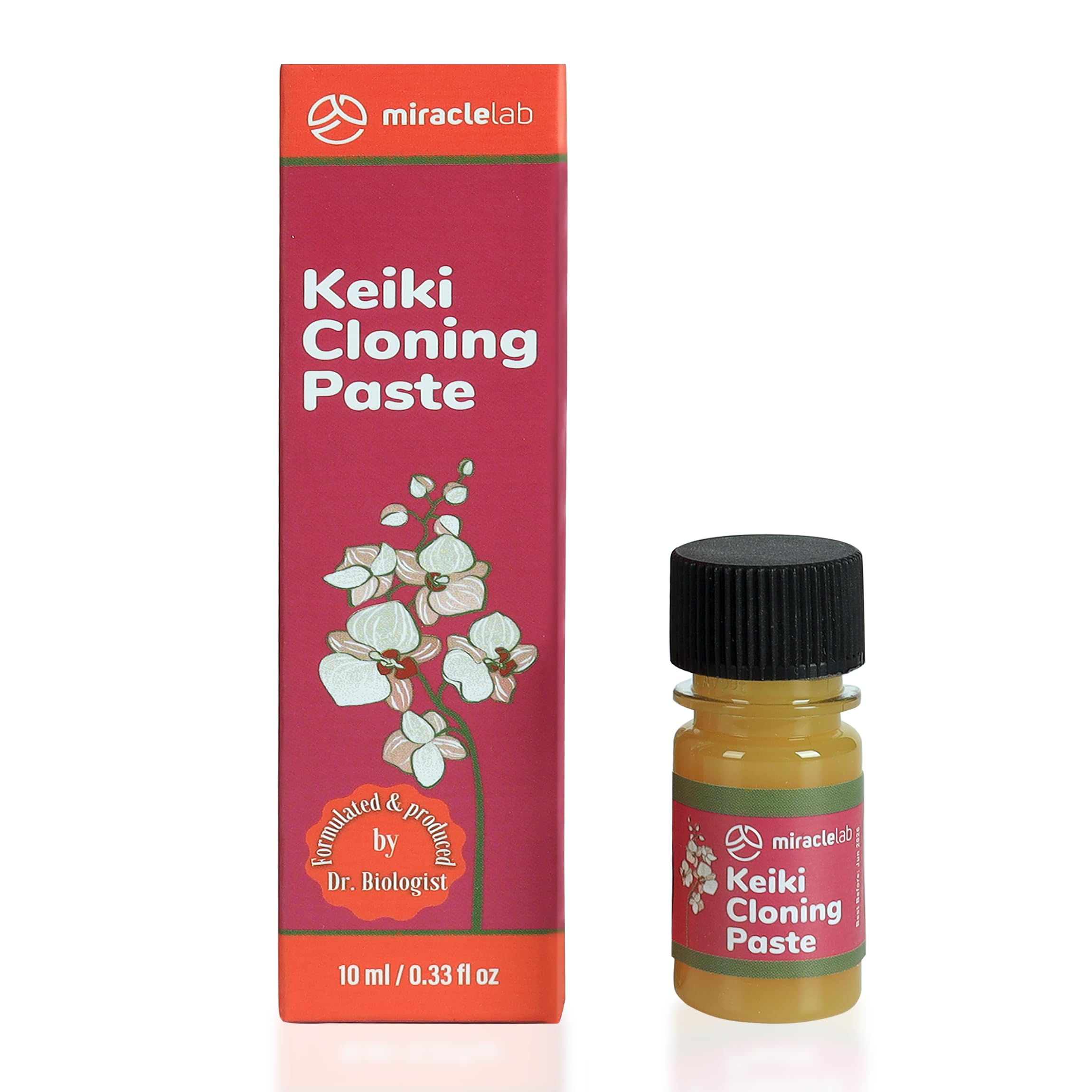 Miracle Lab Keiki paste applied to an orchid node for keiki growth.