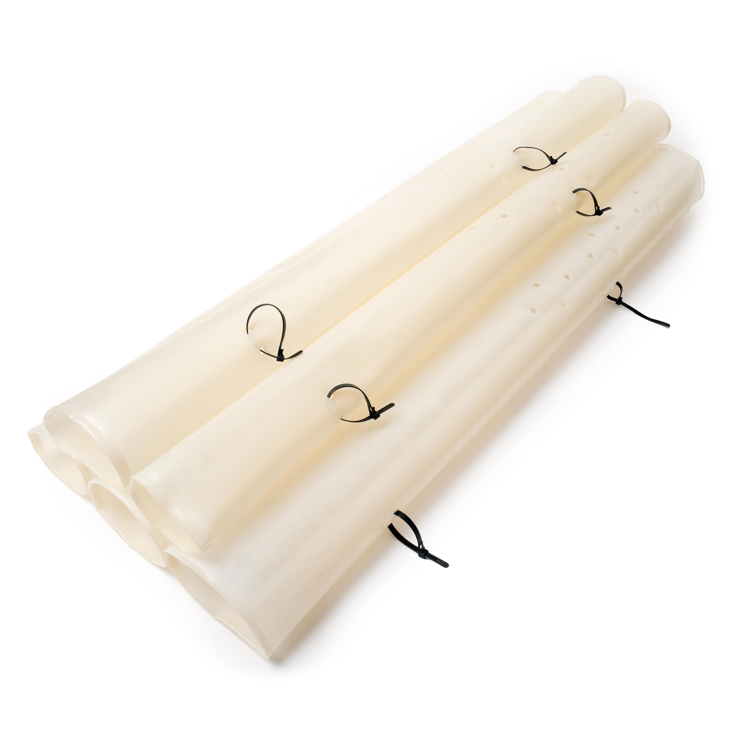 Miracle Tree Tube tree shelter protects young saplings from wind and sun.