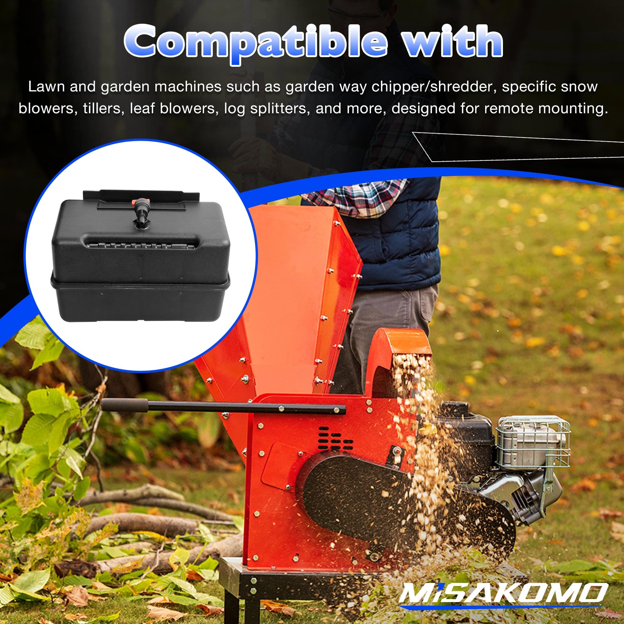 Misakomo 691993 fuel tank cap with secure seal for spill-free refueling.