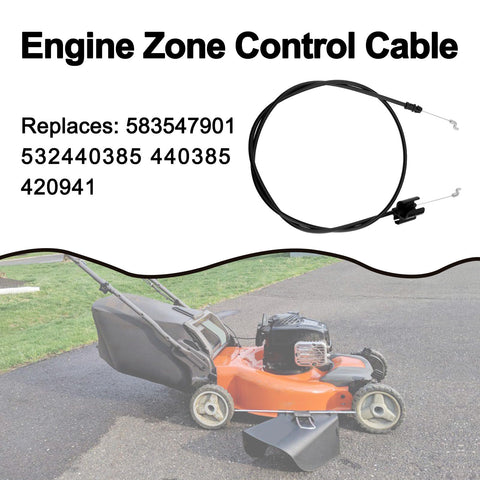 Jonsered-compatible Misakomo cable supports accurate engine brake control.