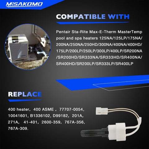 MasterTemp installation: Misakomo igniter ready for faster warm-up.