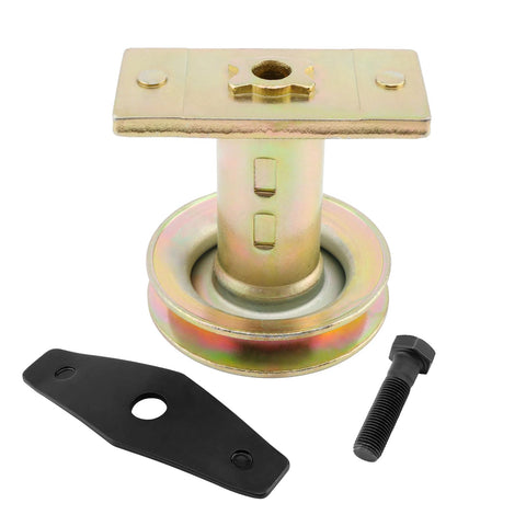 Misakomo pulley blade adapter assembly enabling smooth blade rotation on compatible mowers.