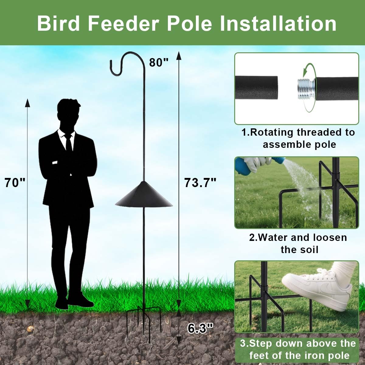 MISPACIO five-prongs base offers stable ground presence