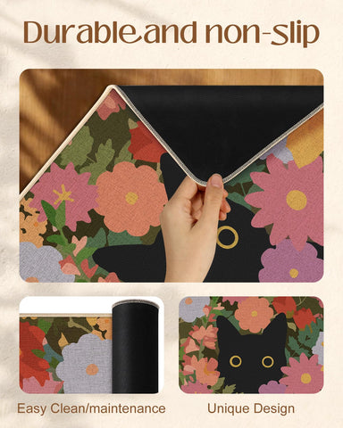 Miss Adola low-profile mat easily slides under doors