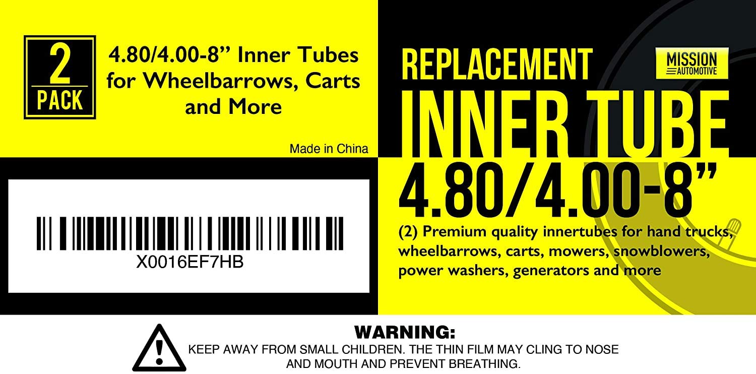 Lawn mower tire inner tube by Mission Automotive for versatile outdoor use.