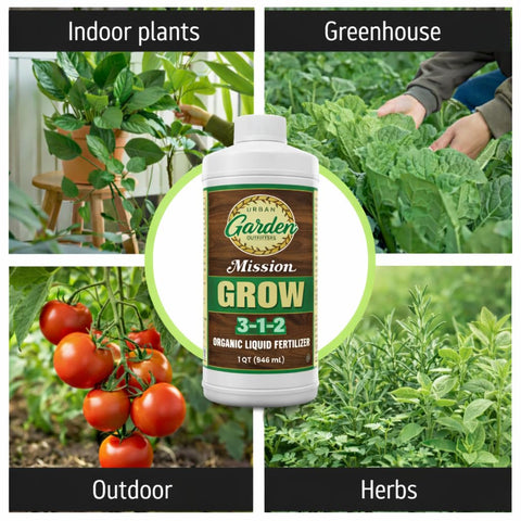 Mission Fertilizer Grow 3-1-2 flower beds enhances vibrant blooms.