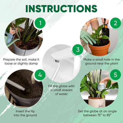 Mission Gallery self-watering globes for daily use to save time