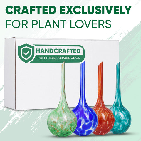 Mission Gallery set of 4 small globes designed for daily plant care