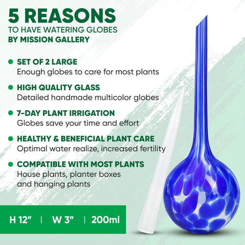 Mission Gallery slow-release watering protects roots