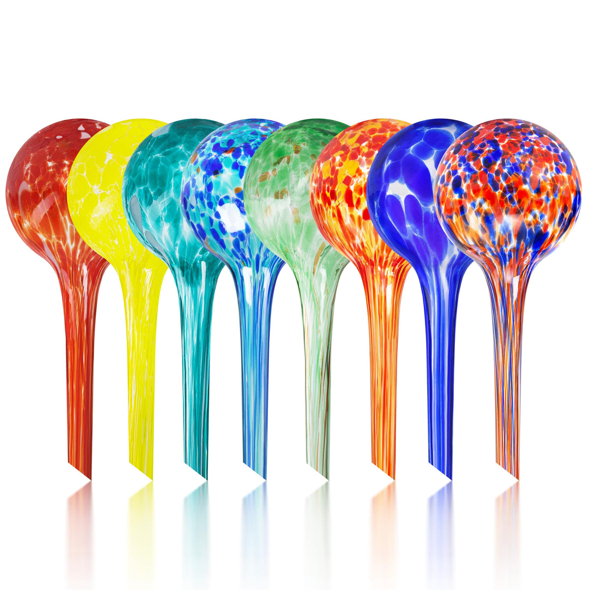 Mission Gallery small glass watering globe: 100 ml capacity for indoor moisture control.
