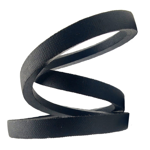 Missiscily belt close-up highlights 3/8 x 37 inches fit for efficient mowing.
