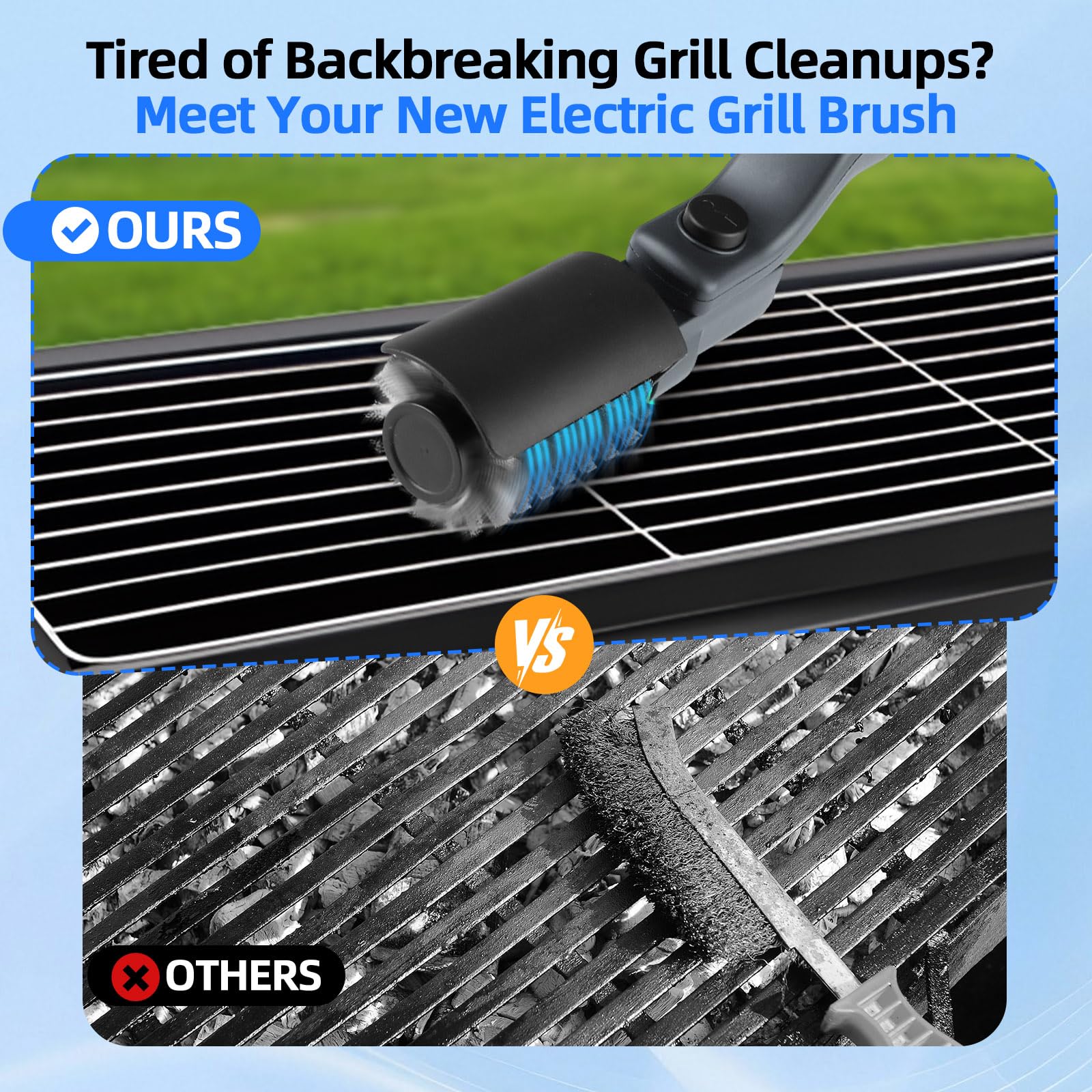 Mistcado stainless steel head resists rust while cleaning grime