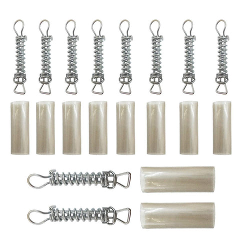 Mistcooling 8-inch stainless steel pool spring secures winter covers securely.