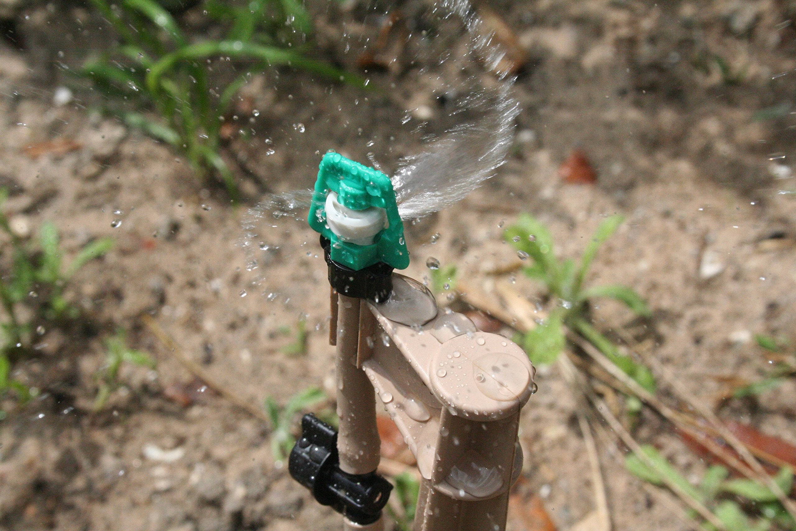 Mister Landscaper MLM-15 greenhouse irrigation sprinkler enhances plant hydration.