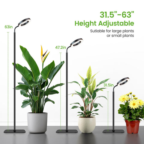 MistyJungle anti-tip metal base keeps the lamp steady on surfaces.