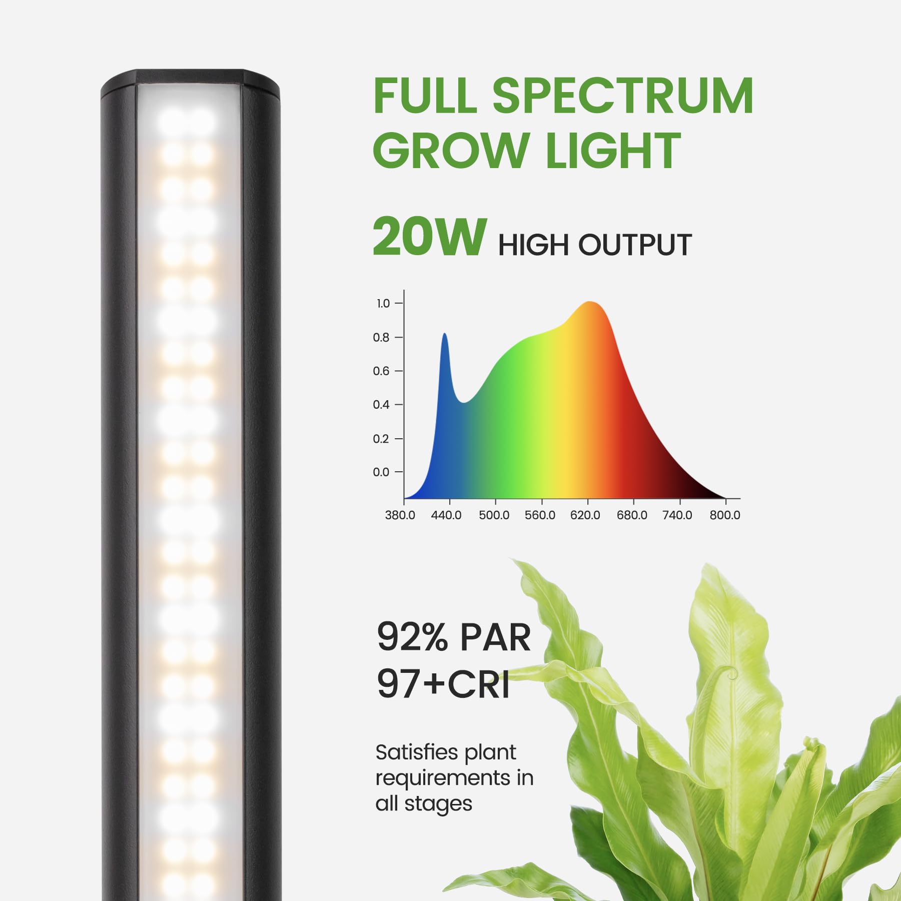 MistyJungle grow light dimmable control for custom daylong lighting