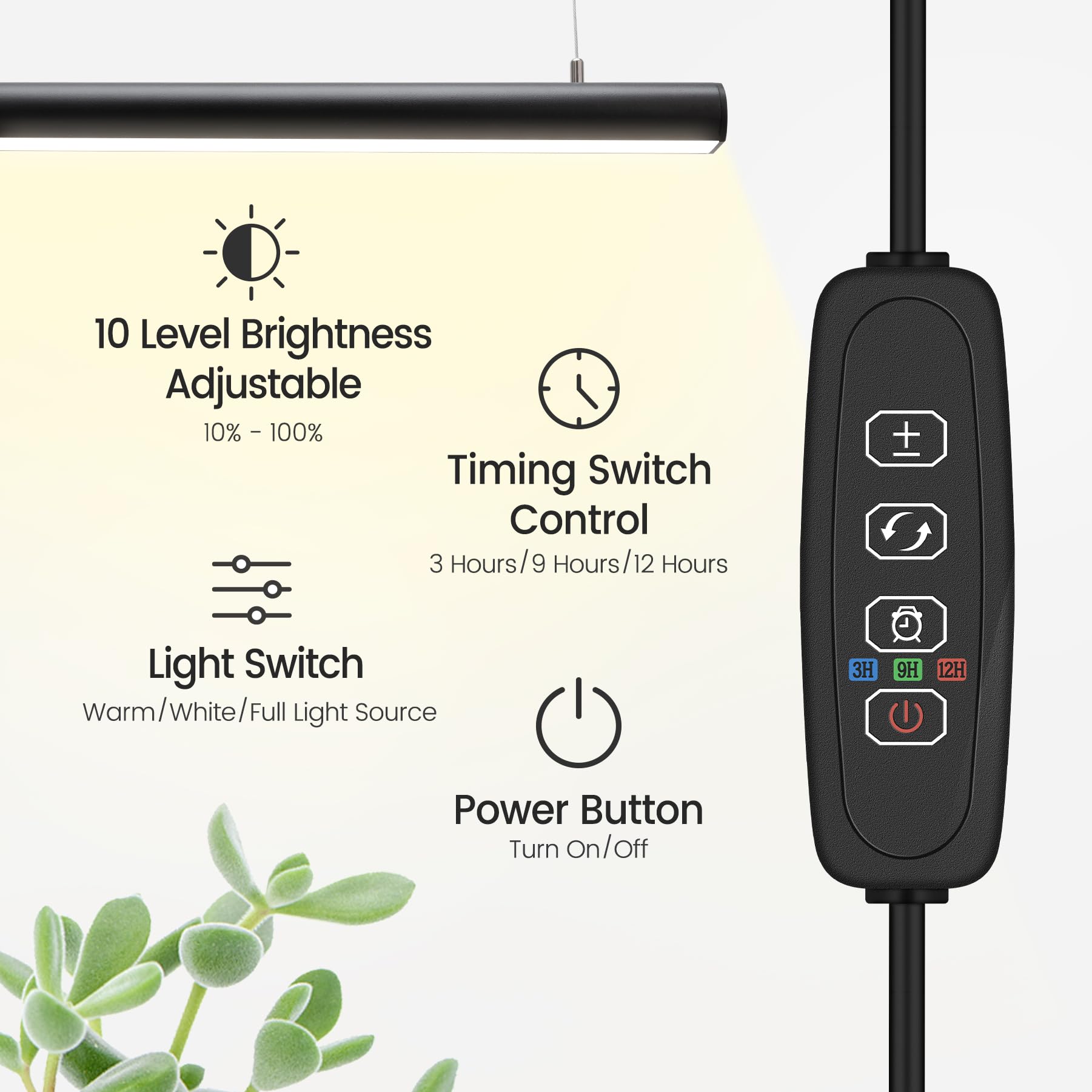 MistyJungle grow light timer setup enabling hands-off care