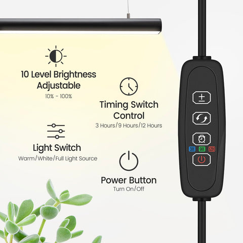 MistyJungle grow light timer setup enabling hands-off care